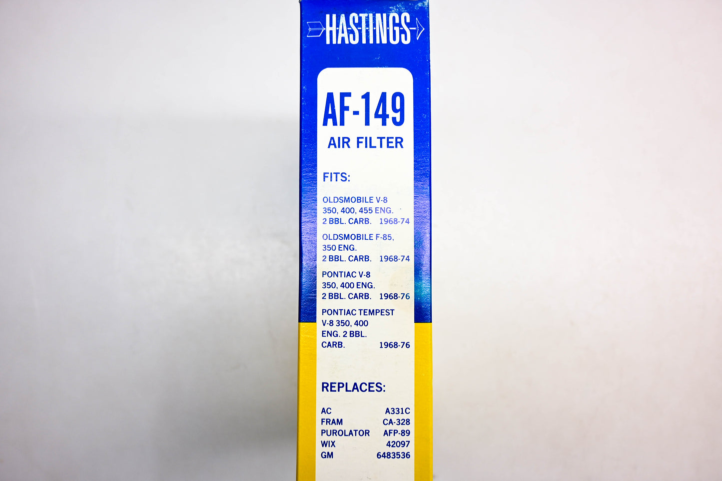 Hastings AF149 Air Filter NOS