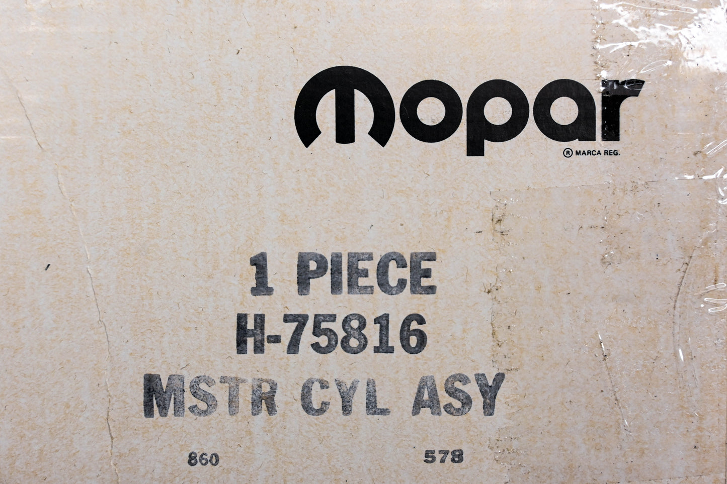 Mopar H75816, H-75816 Wagner Master Cylinder Assembly NOS