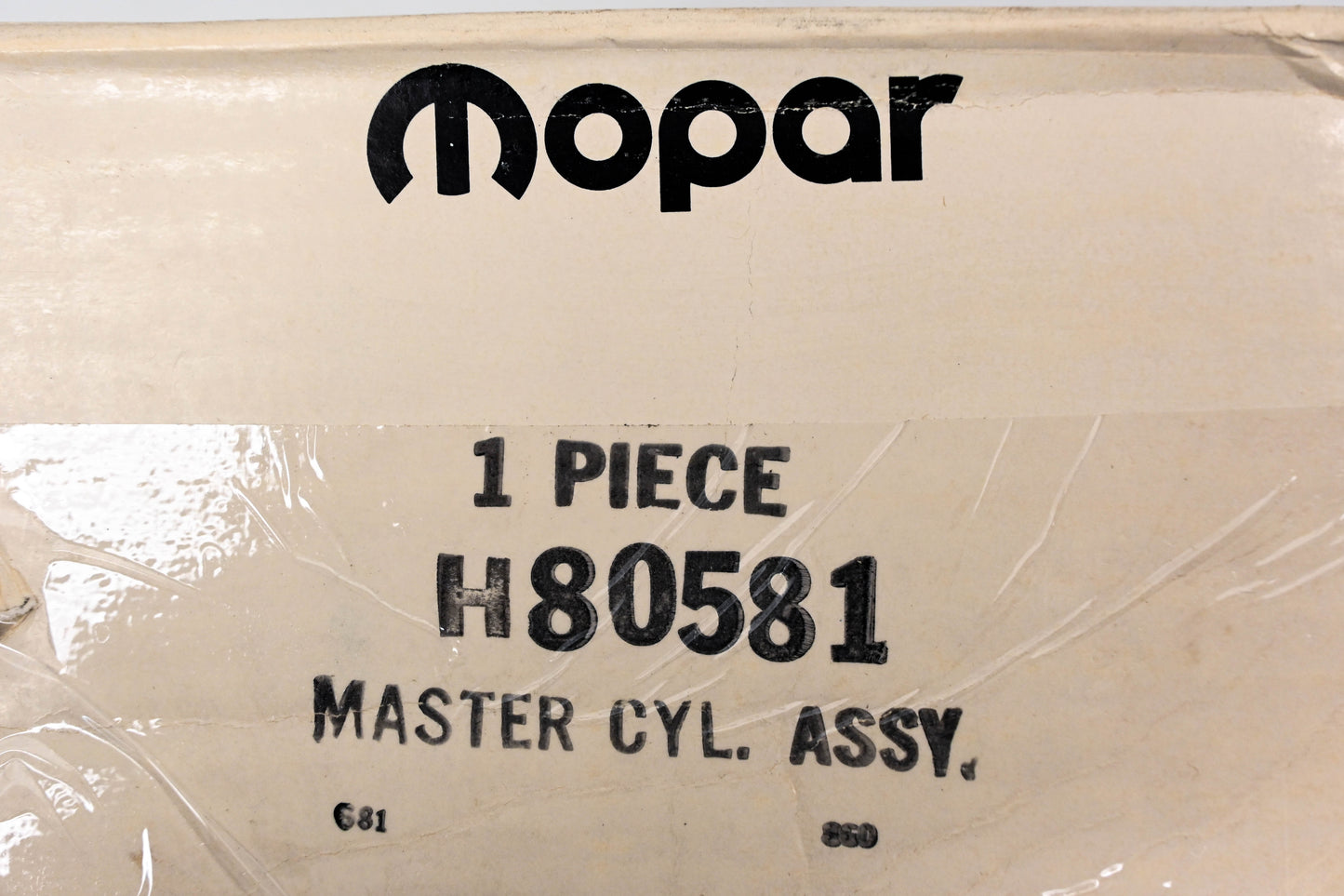 Mopar H80581, H-80581 Master Cylinder Assembly NOS