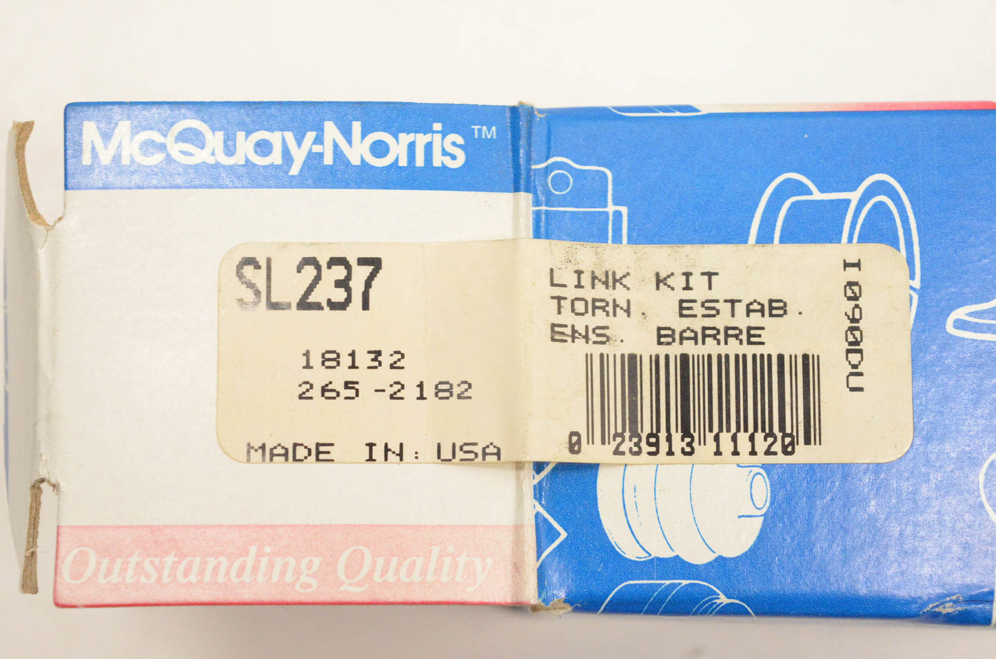 McQuay-Norris SL237, 18132, 265-2182 Link Kit NOS