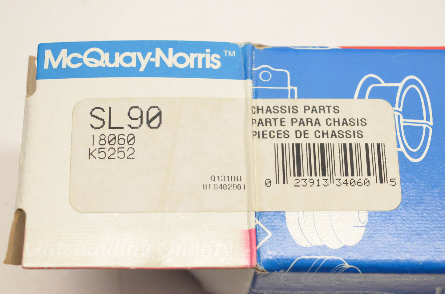 McQuay-Norris SL90, 18060, K5252 Chassis Parts Kit NOS