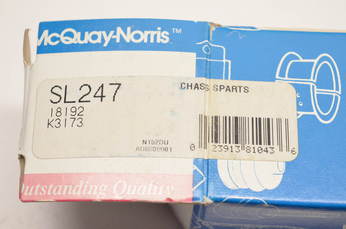 McQuay-Norris SL247, 18192, K3173 Chassis Parts Kit NOS