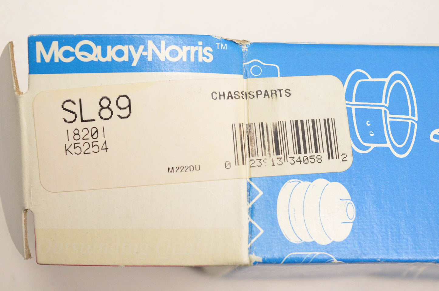 McQuay-Norris SL89, 18201, K5254 Chassis Parts Kit NOS