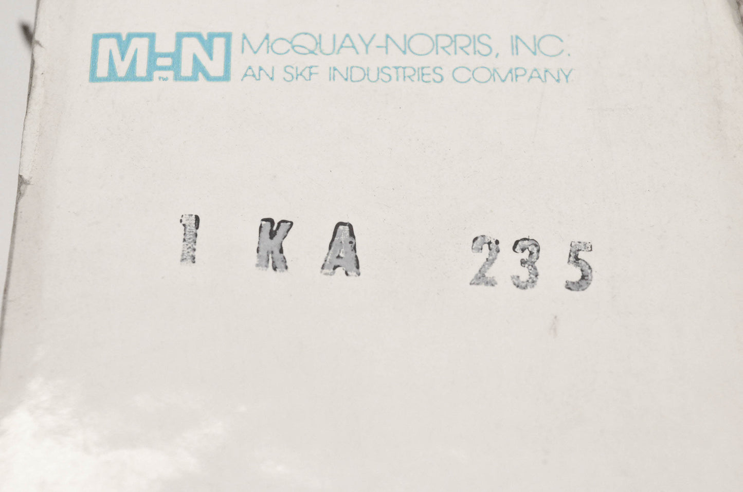 McQuay-Norris KA235 King Bolt Kit NOS