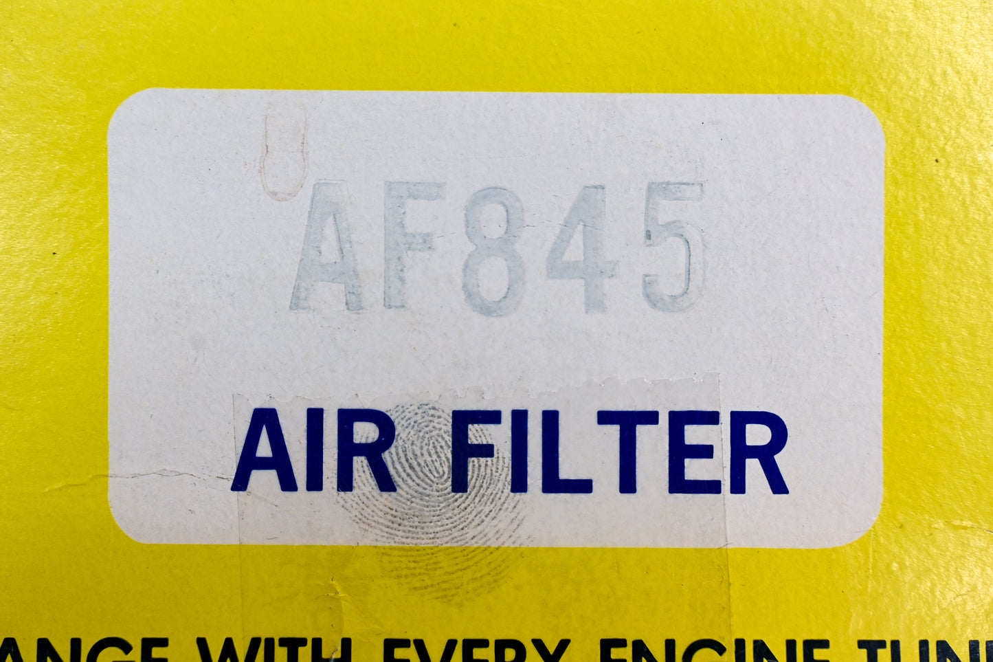 Hastings AF845 Air Filter NOS