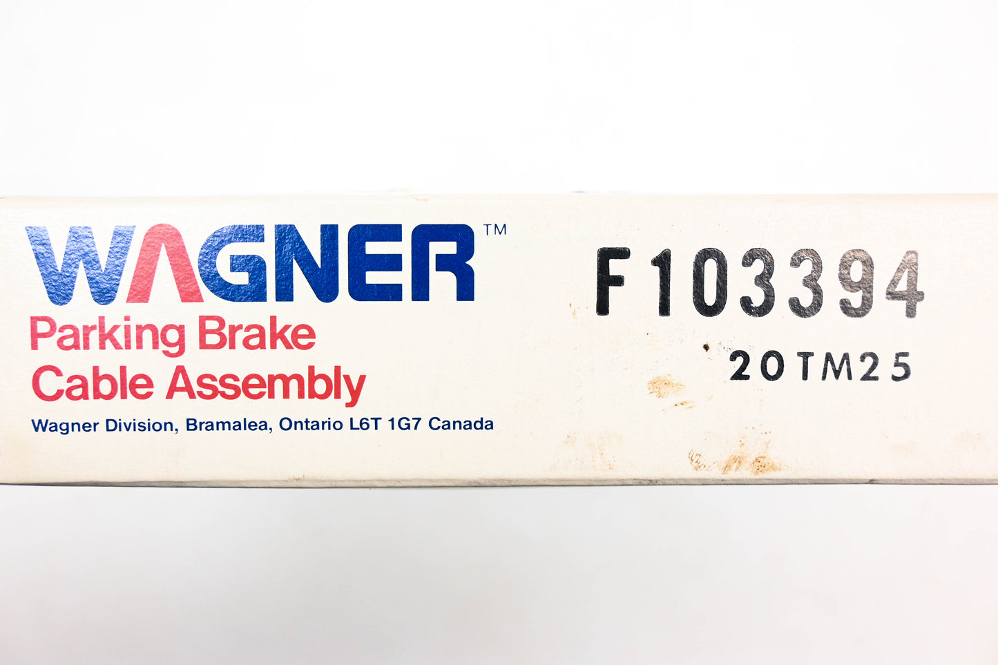 Wagner F103394 Parking Brake Cable Assembly NOS