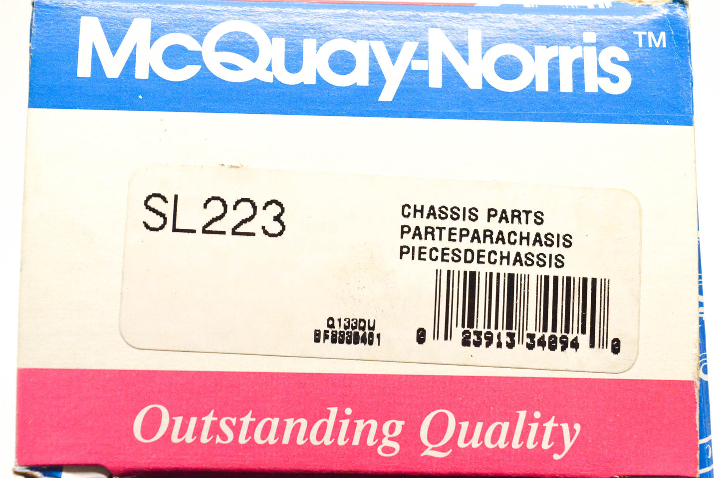McQuay-Norris SL223, Q133DU, BF8335401 Chassis Sway Bar Parts Kit NOS