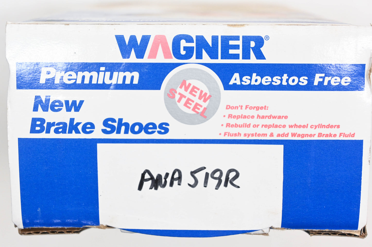 Wagner ANA519R Relined Brake Shoe Kit NOS
