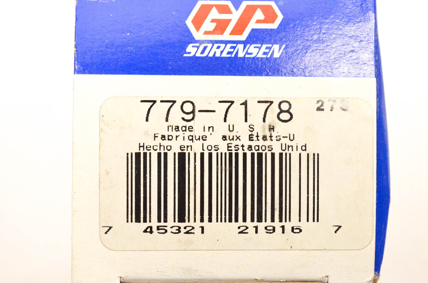 GP Sorensen 779-7178 Sensor NOS