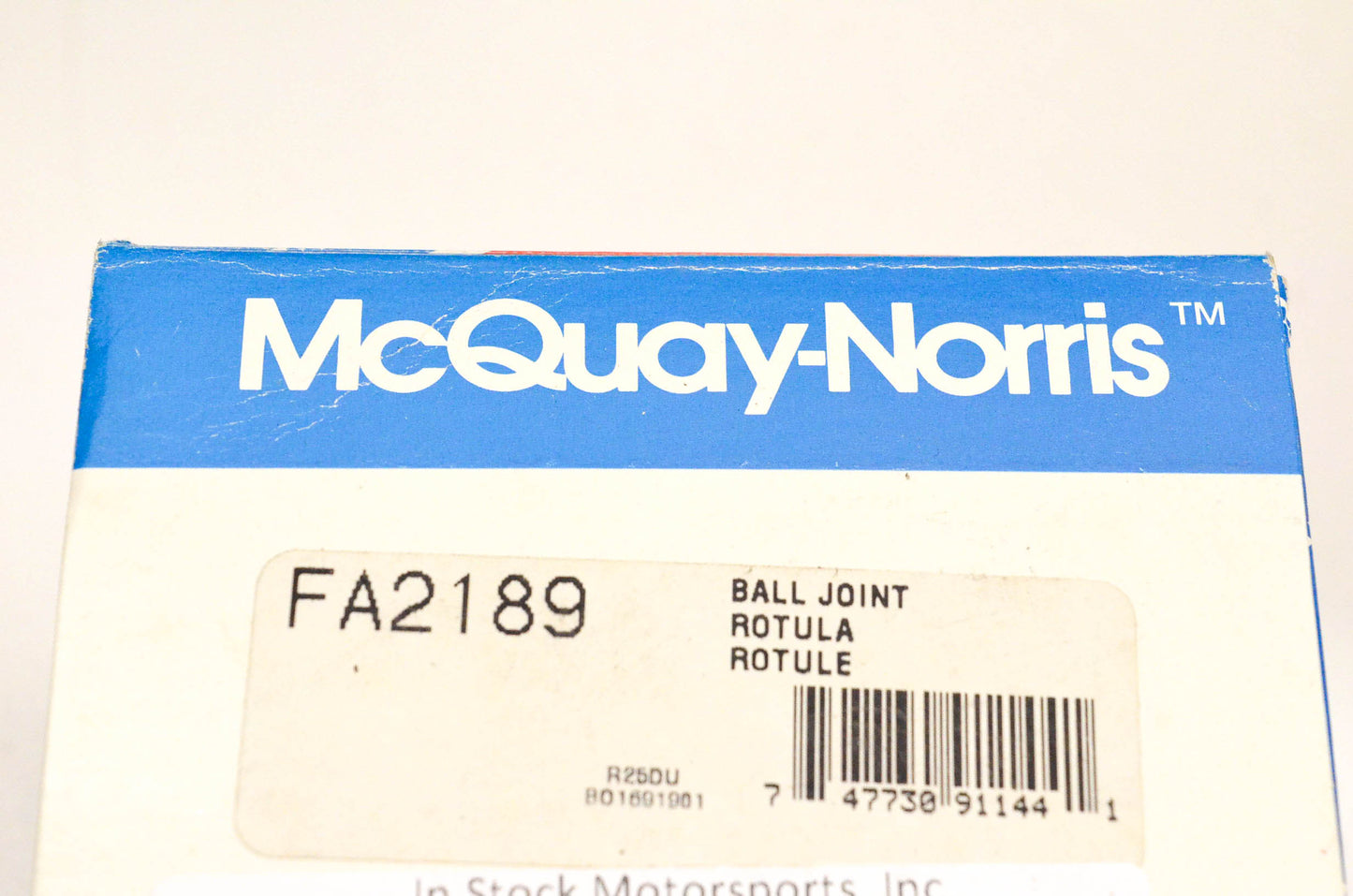McQuay-Norris FA2189 Ball Joint Kit NOS