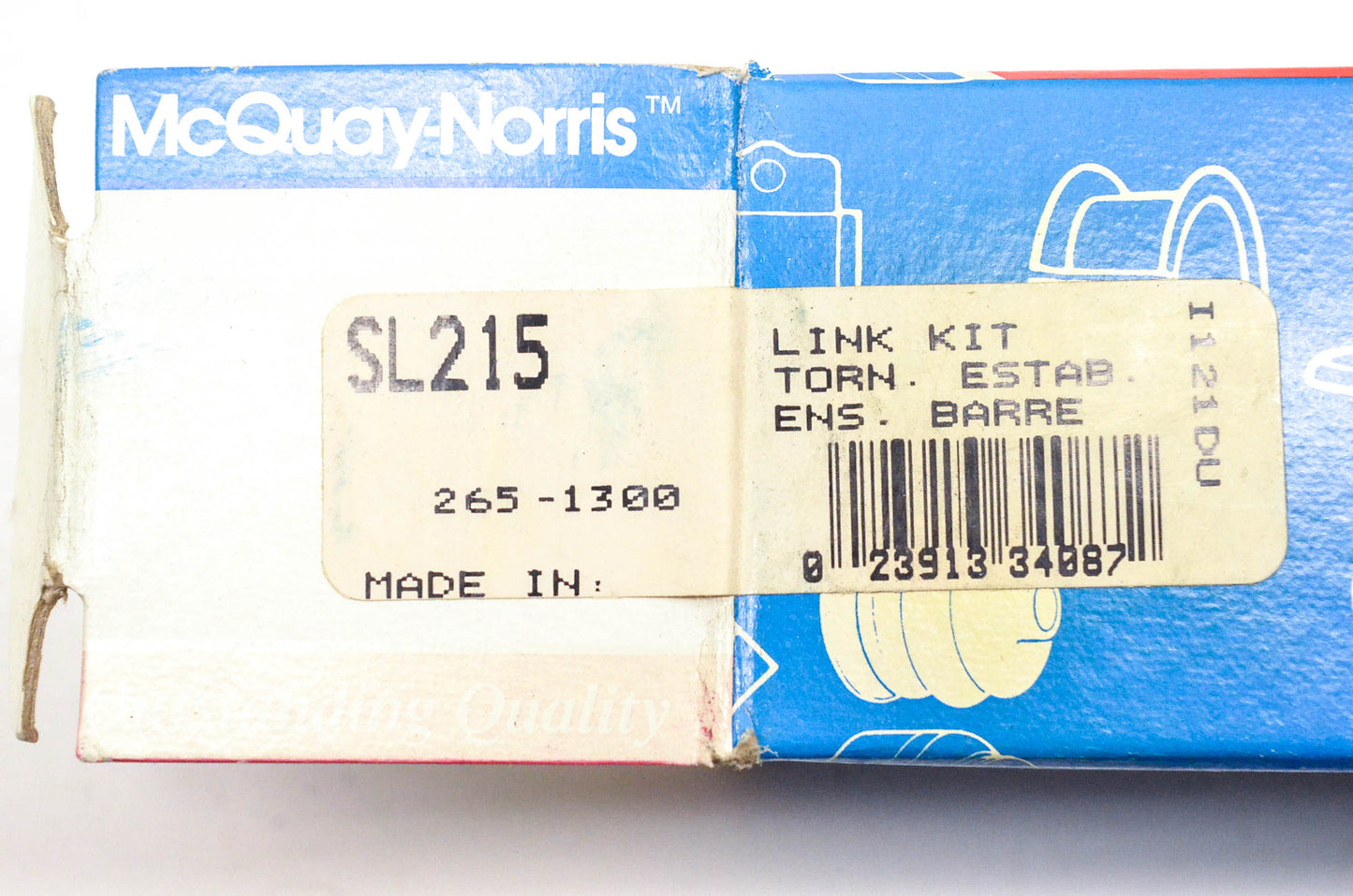 McQuay-Norris SL215, 265-1300 Link Kit NOS