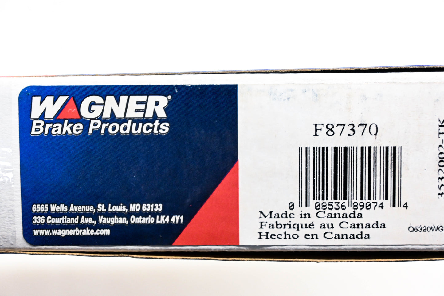 Wagner F87370 Brake Cable Kit NOS
