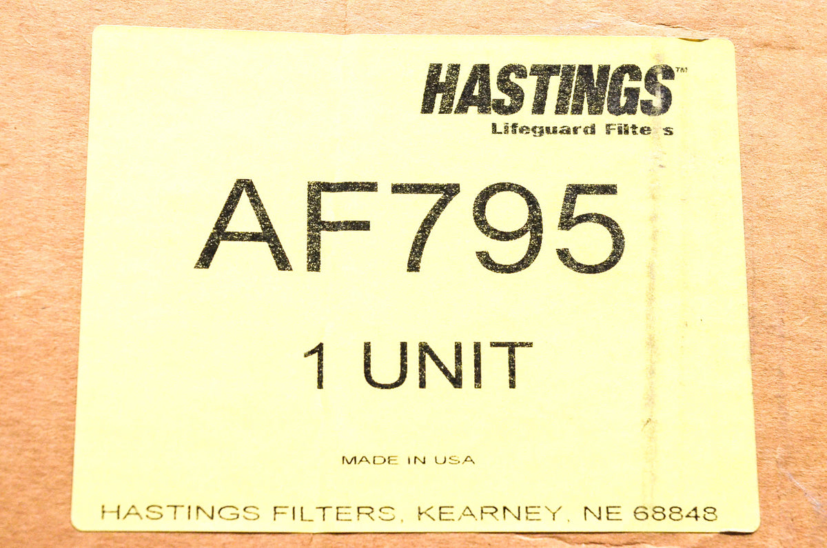Hastings AF795 Air Filter NOS