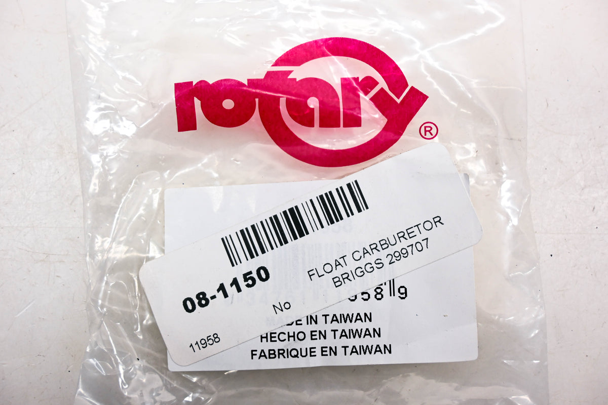 Rotary 08-1150 Carburetor Float NOS
