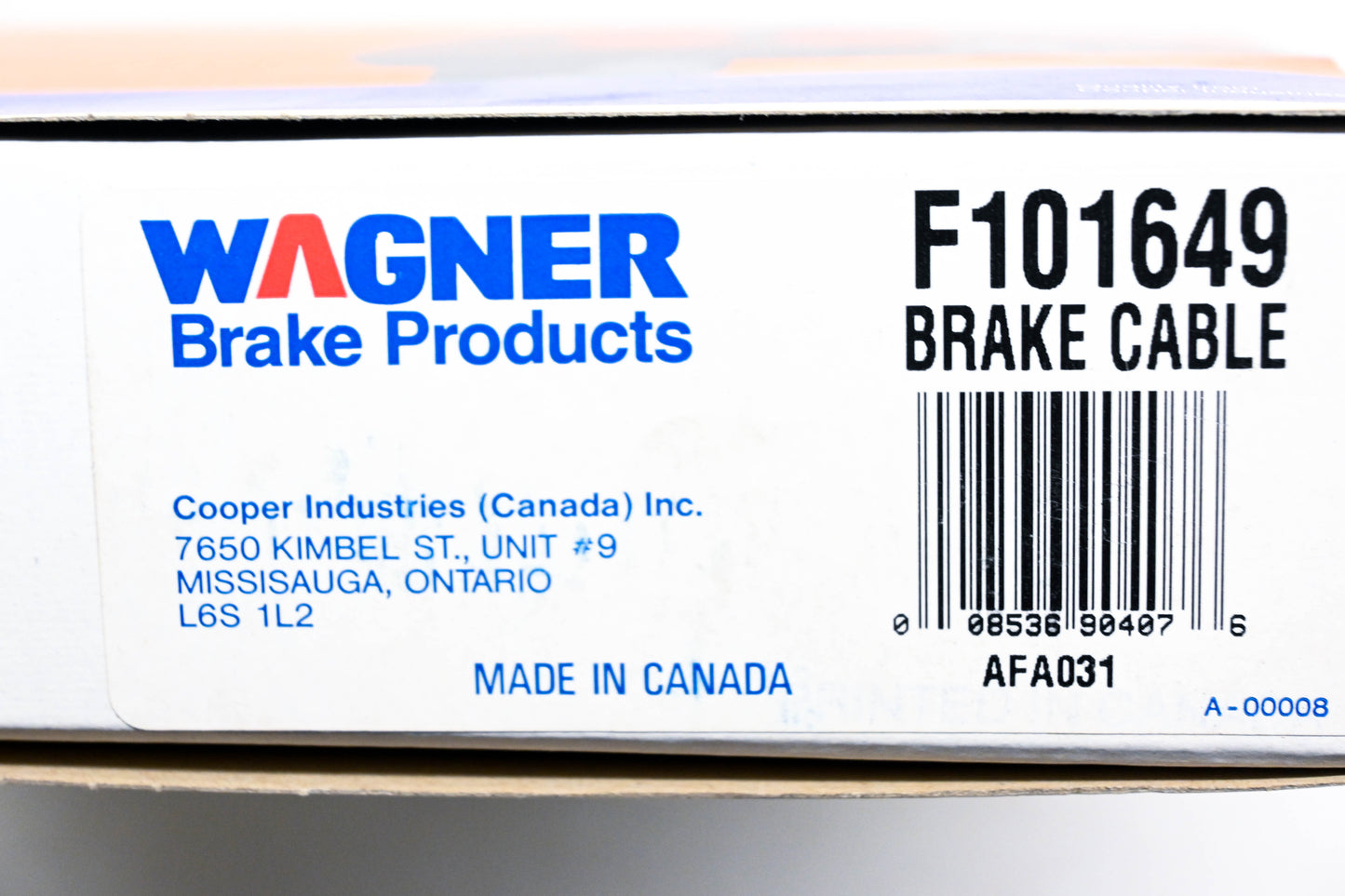 Wagner F101649 Brake Cable Kit NOS