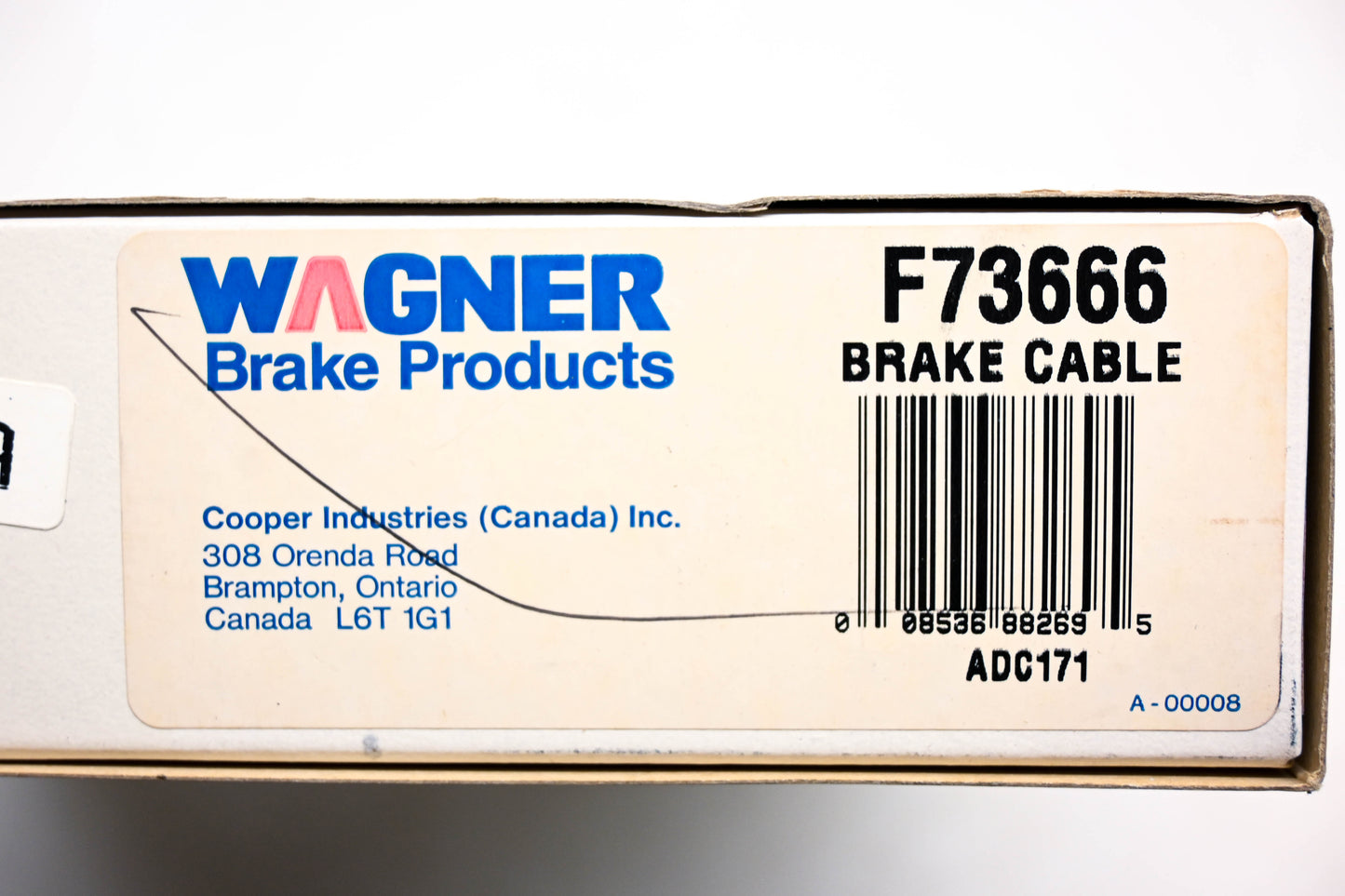 Wagner F73666 Brake Cable NOS