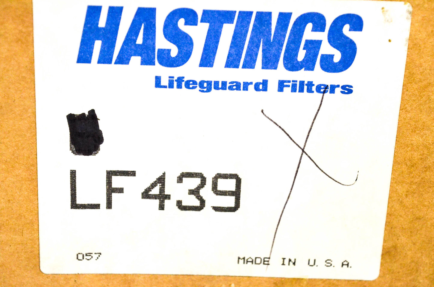 Hastings LF439 Oil Filter NOS