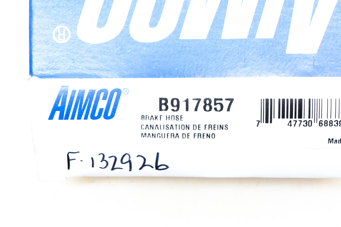 Aimco B917857, F132926 Brake Hose NOS