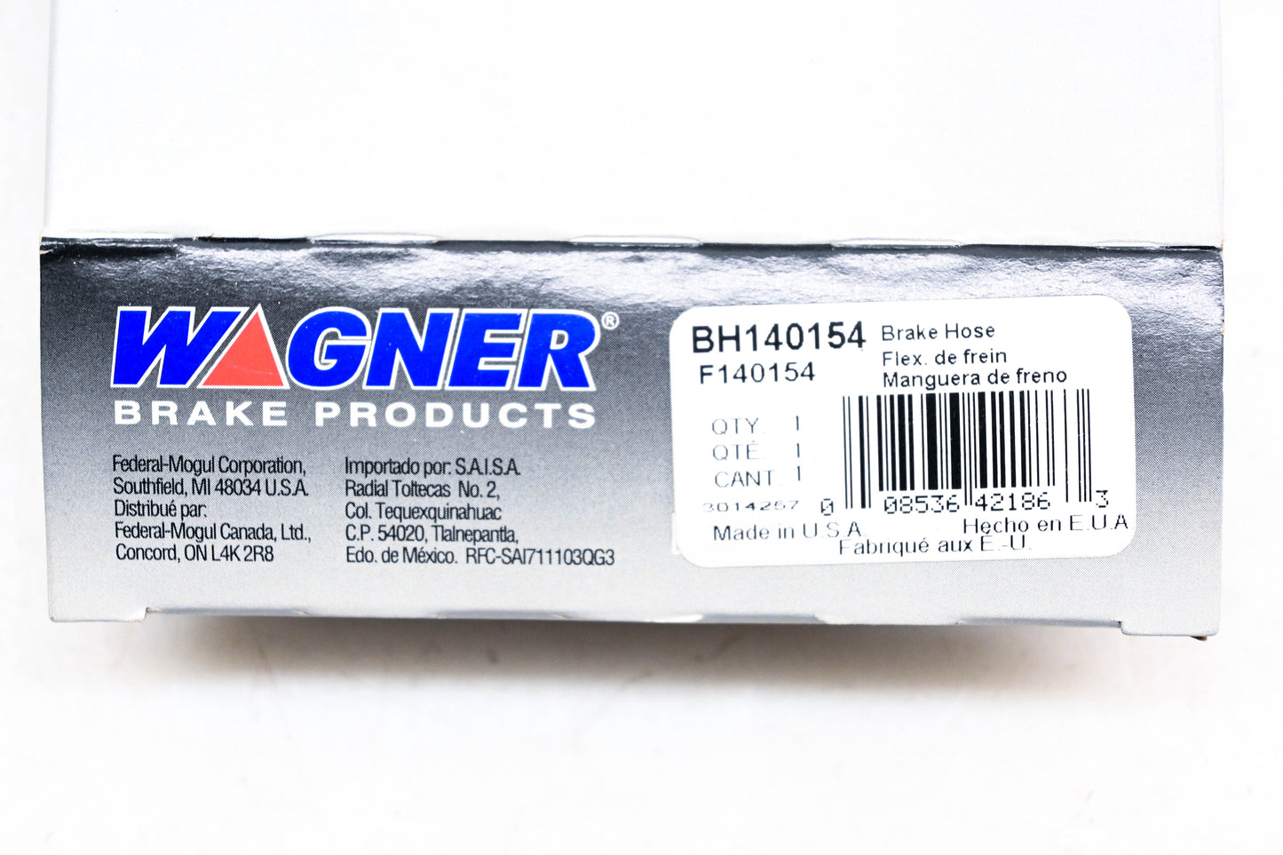 Wagner BH140154, F140154 Brake Hose NOS