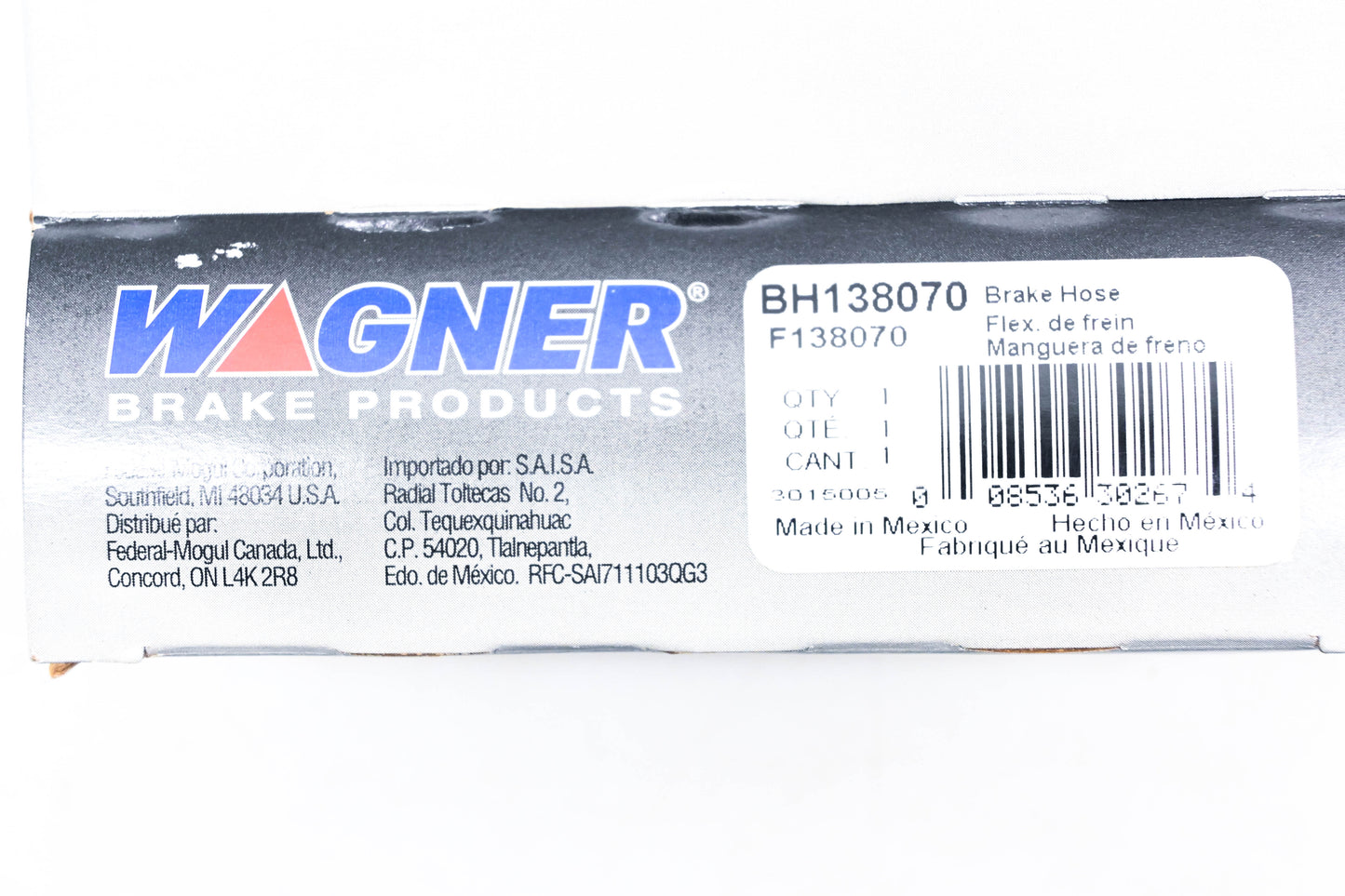 Wagner BH138070, F138070 Brake Hose NOS