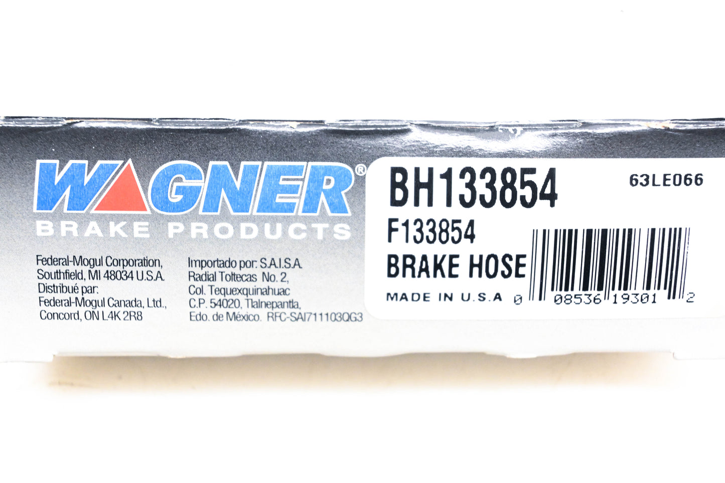 Wagner BH133854, F133854 Brake Hose NOS