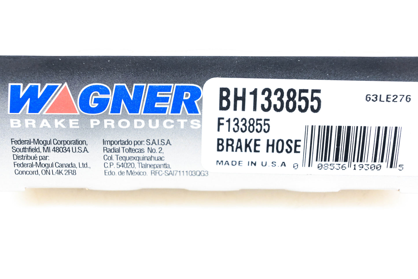 Wagner BH133855, F133855 Brake Hose NOS