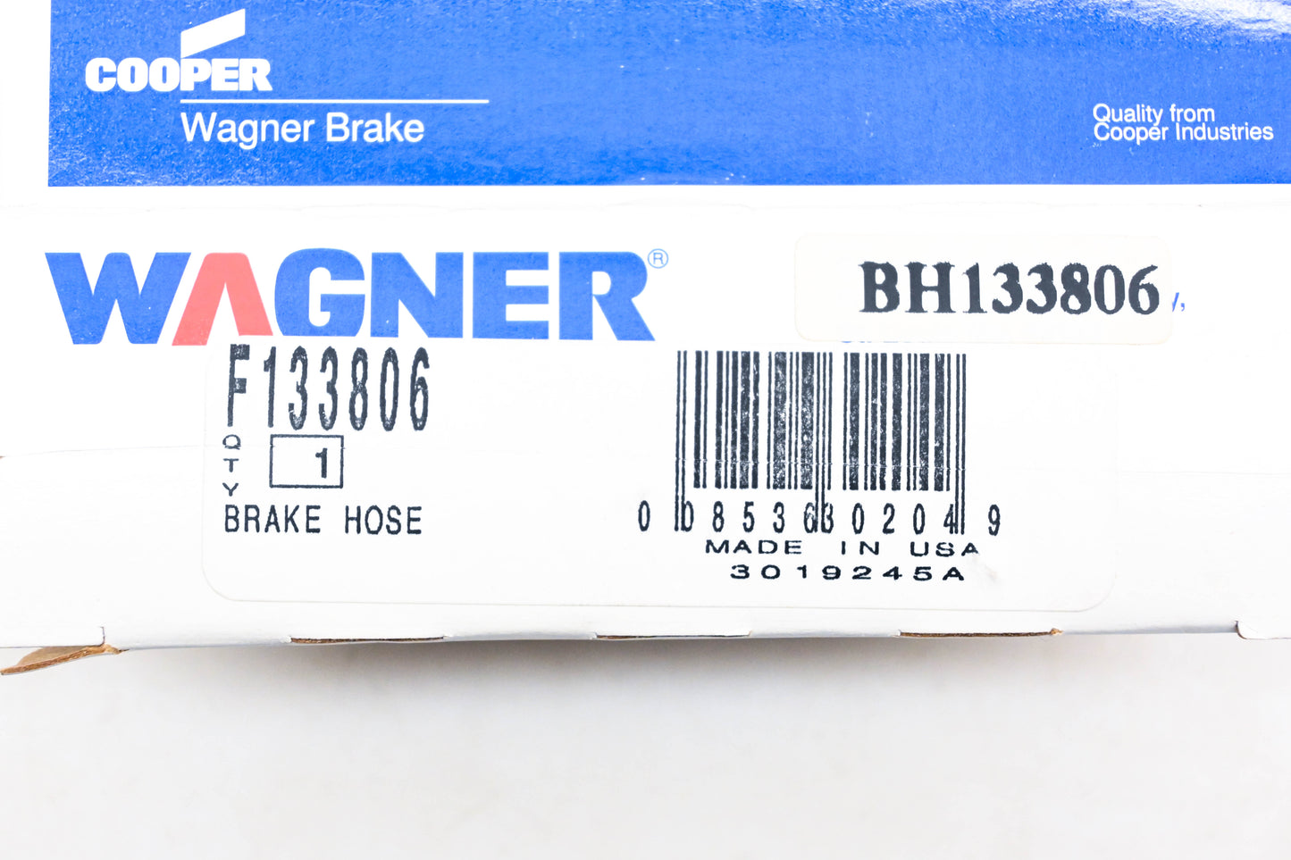Wagner F133806, BH133806 Brake Hose NOS