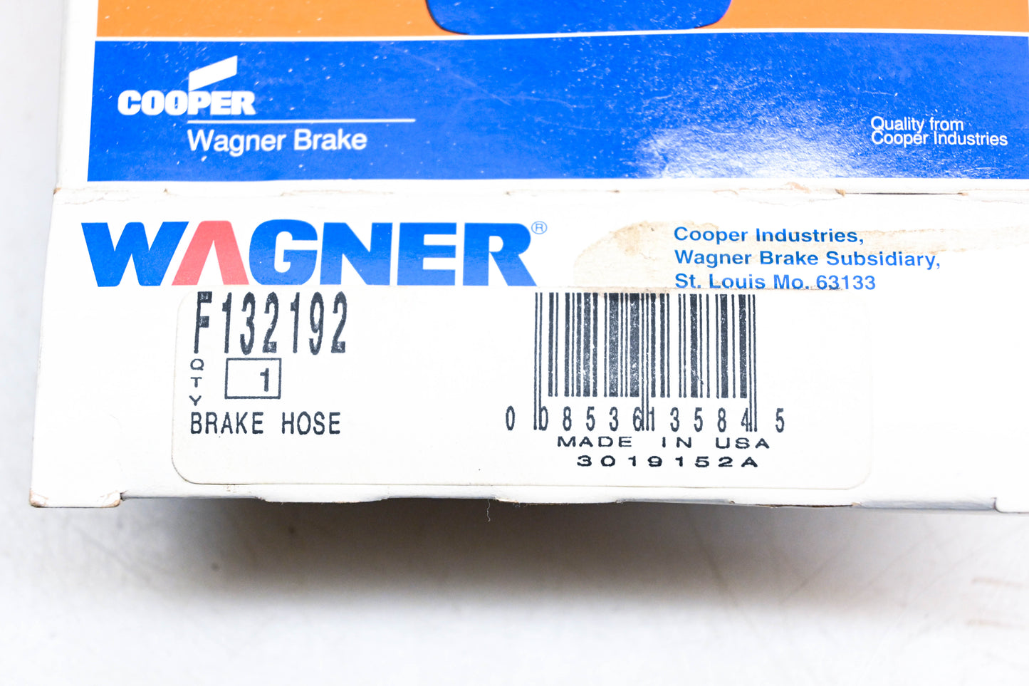 Wagner F132192 Brake Hose NOS