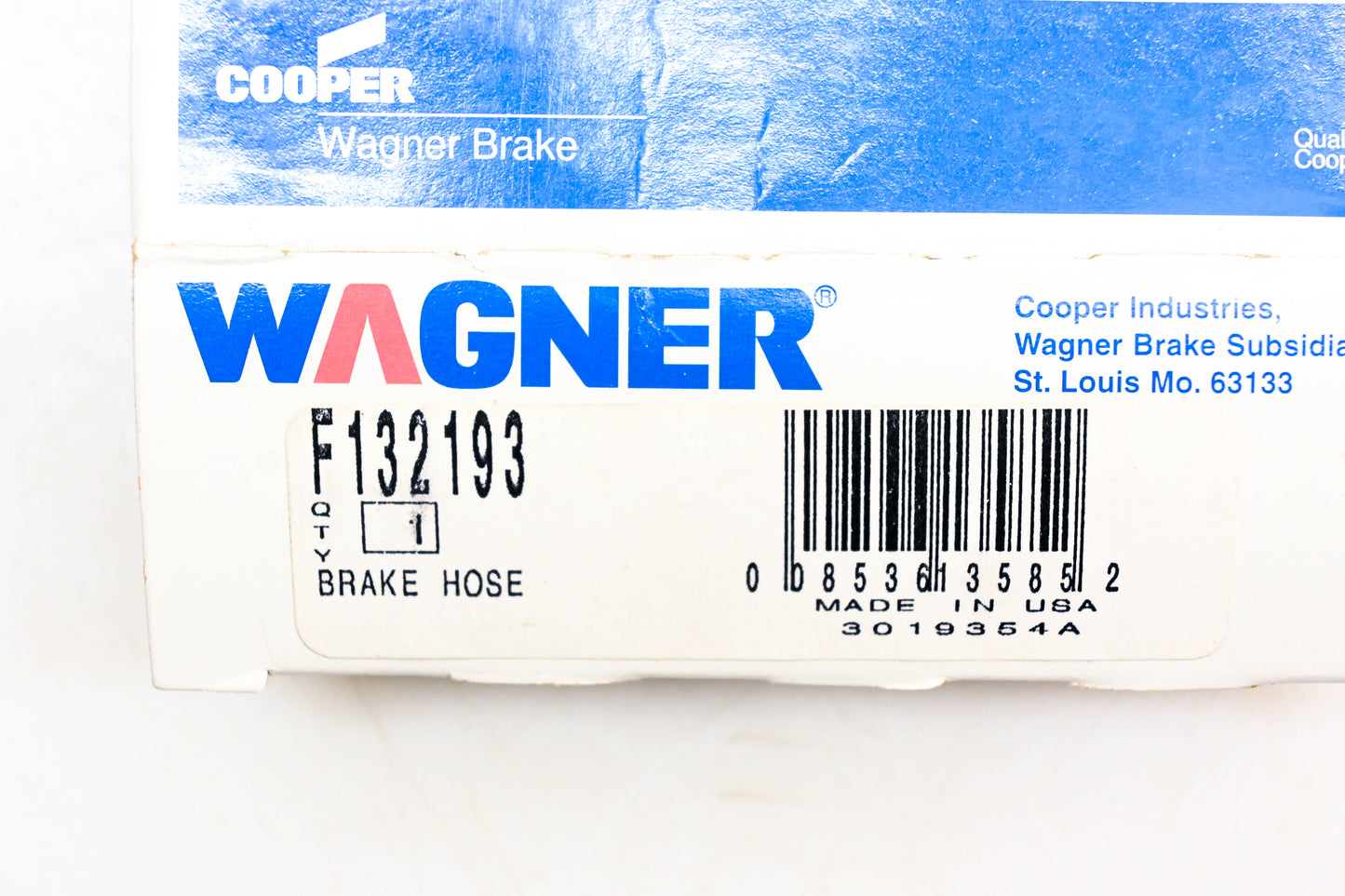 Wagner F132193 Brake Hose NOS