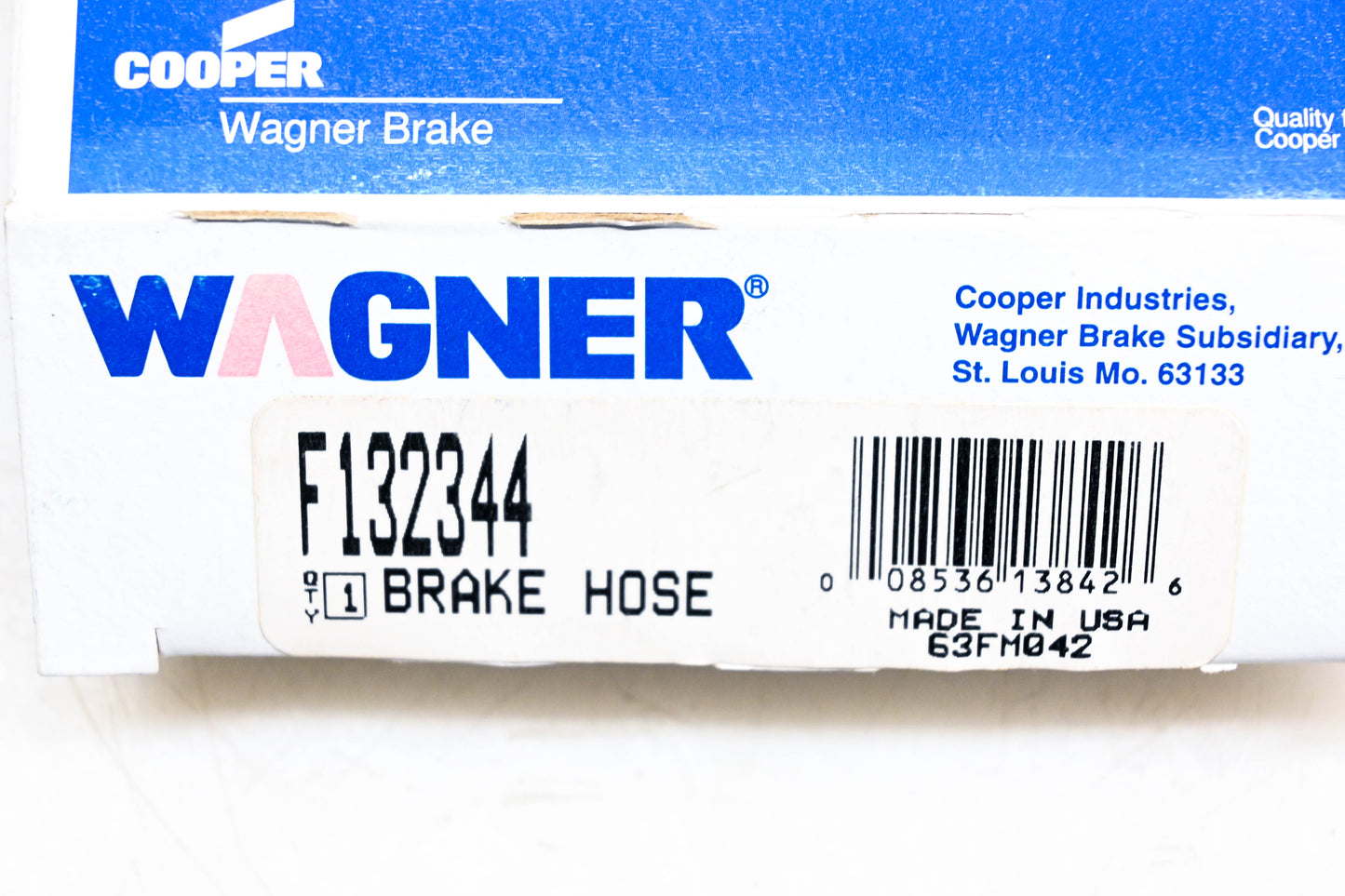Wagner F132344 Brake Hose NOS