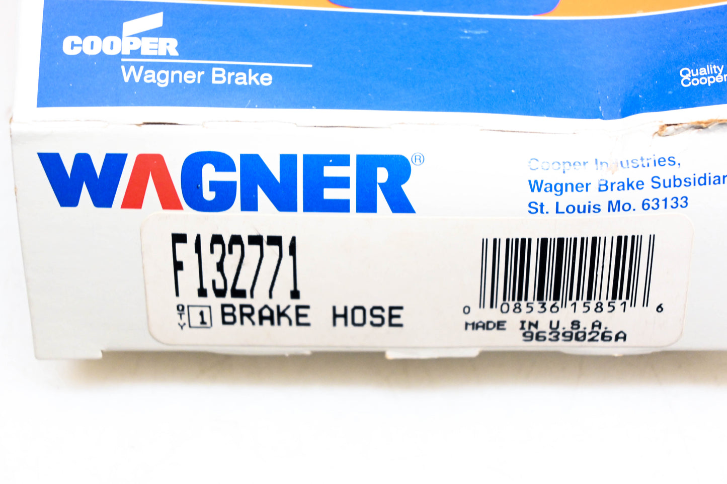 Wagner F132771 Brake Hose NOS