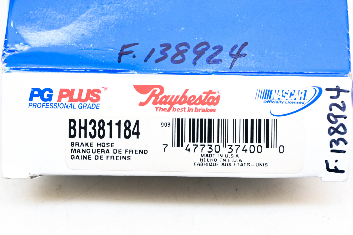 Raybestos BH381184, F138924 Brake Hose NOS