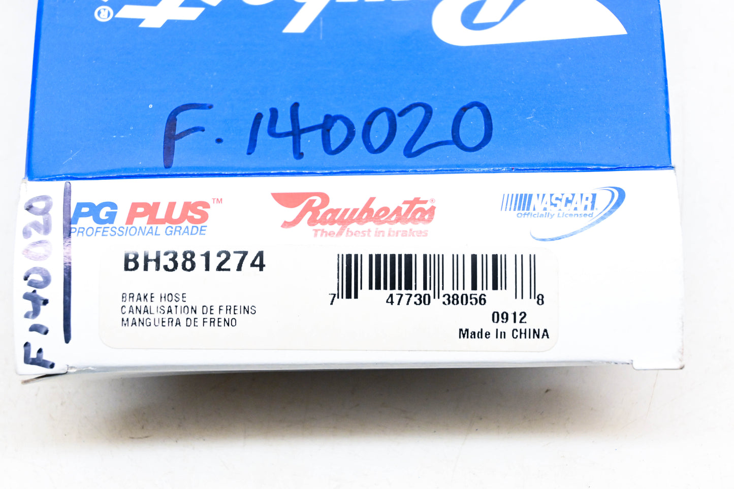 Raybestos BH381274, F140020 Brake Hose NOS