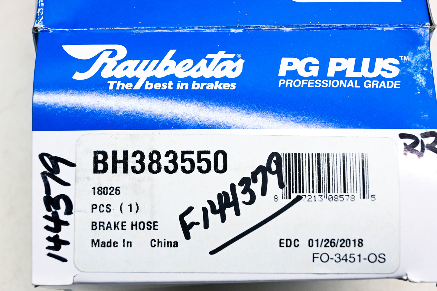 Raybestos BH383550, F1444379 Brake Hose NOS