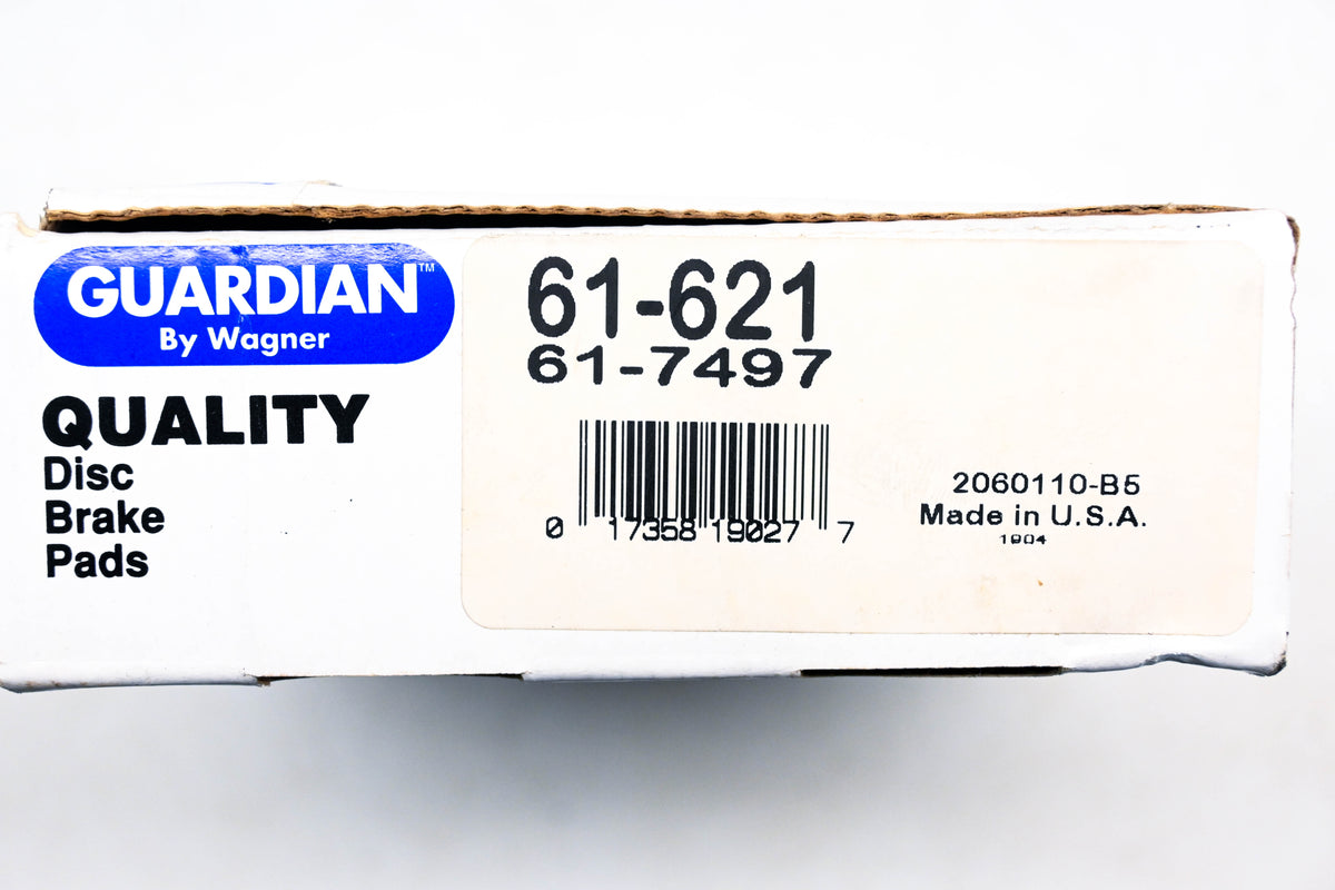 Wagner 61-621, 61-7497 Guardian Disc Brake Pad Kit NOS