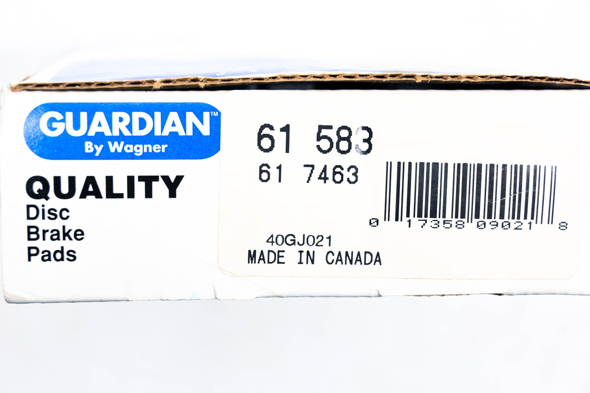 Wagner 61-583, 61-7463 Guardian Disc Brake Pad Kit NOS
