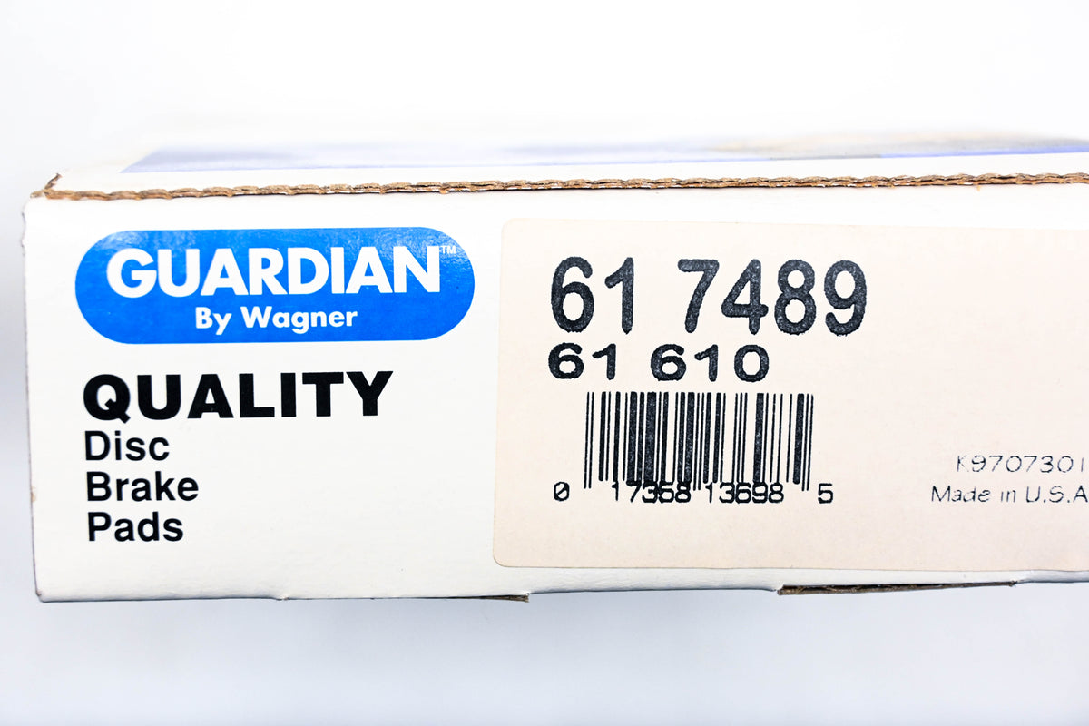 Wagner 61-7489, 61-610 Guardian Disc Brake Pad Kit NOS