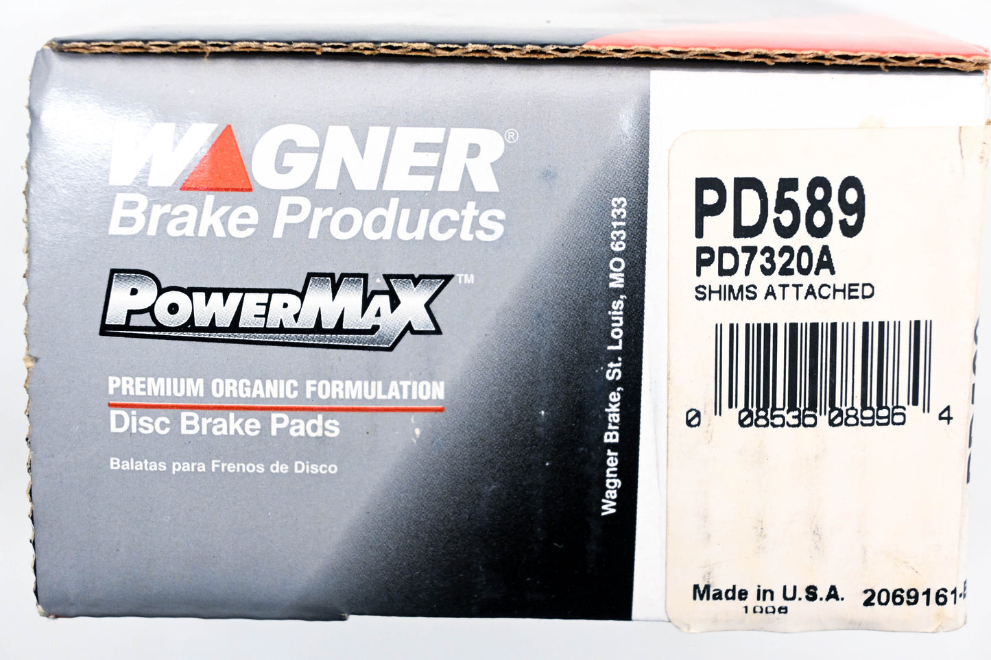 Wagner PD859, PD7320A PowerMax Disc Brake Pad Kit NOS