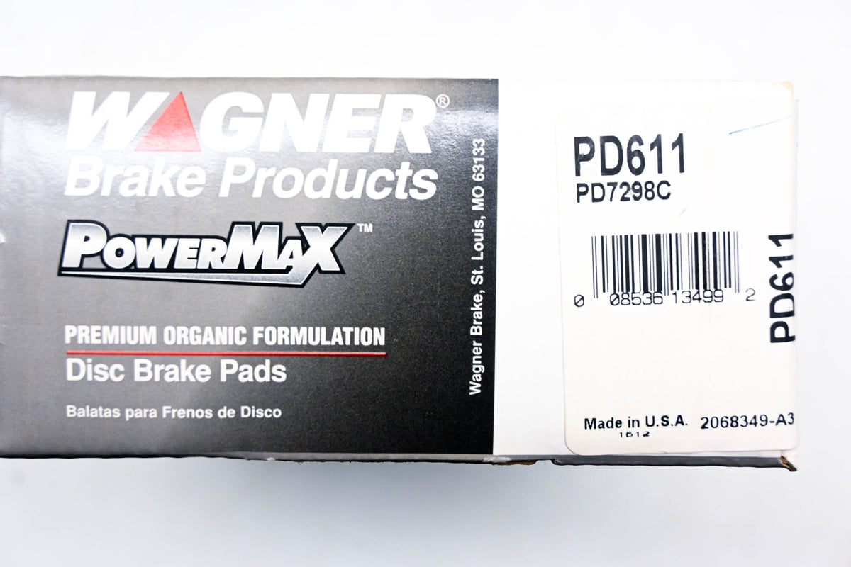 Wagner PD611, PD7298C PowerMax Disc Brake Pad Kit NOS