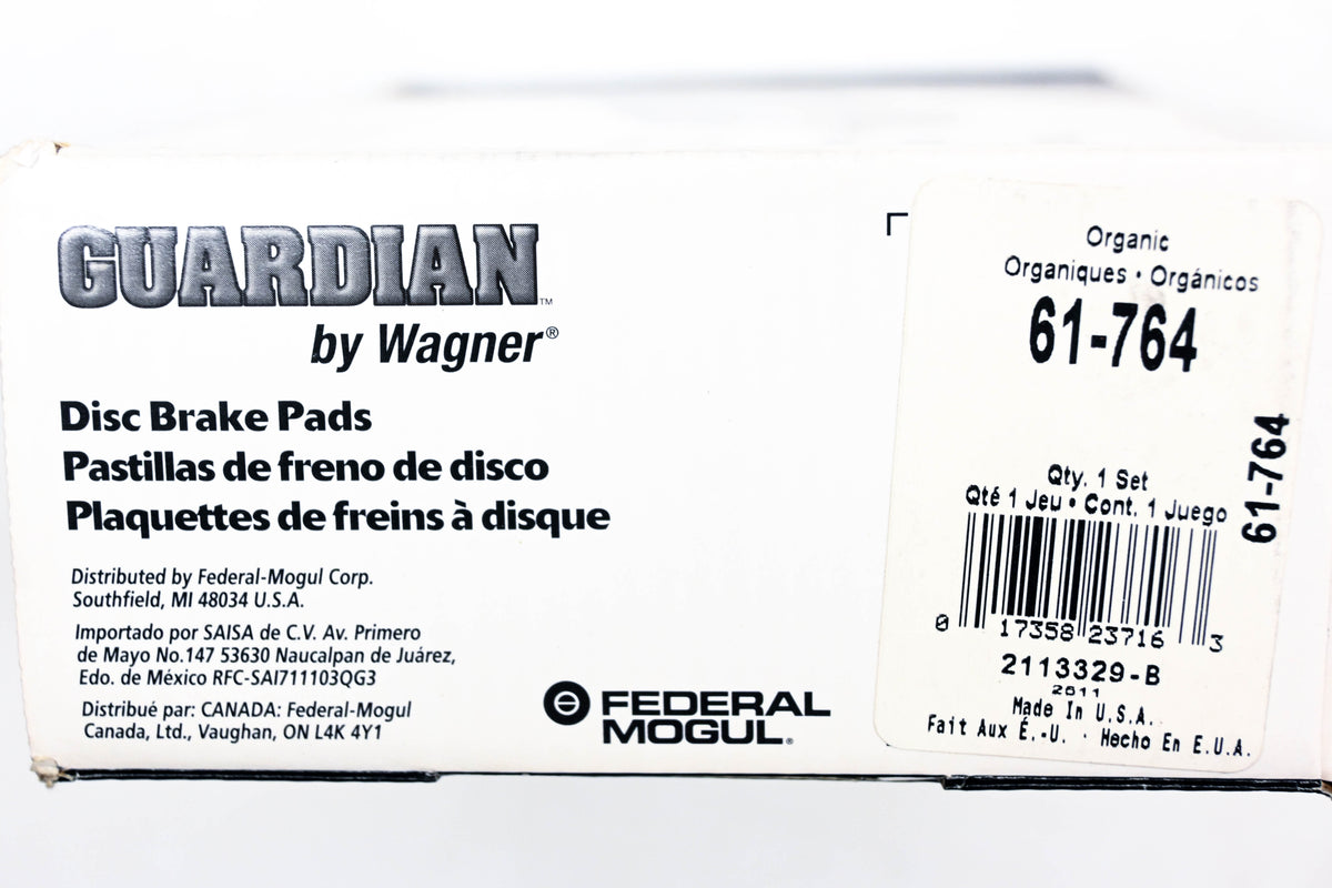 Wagner 61-764 Guardian Disc Brake Pad Kit NOS