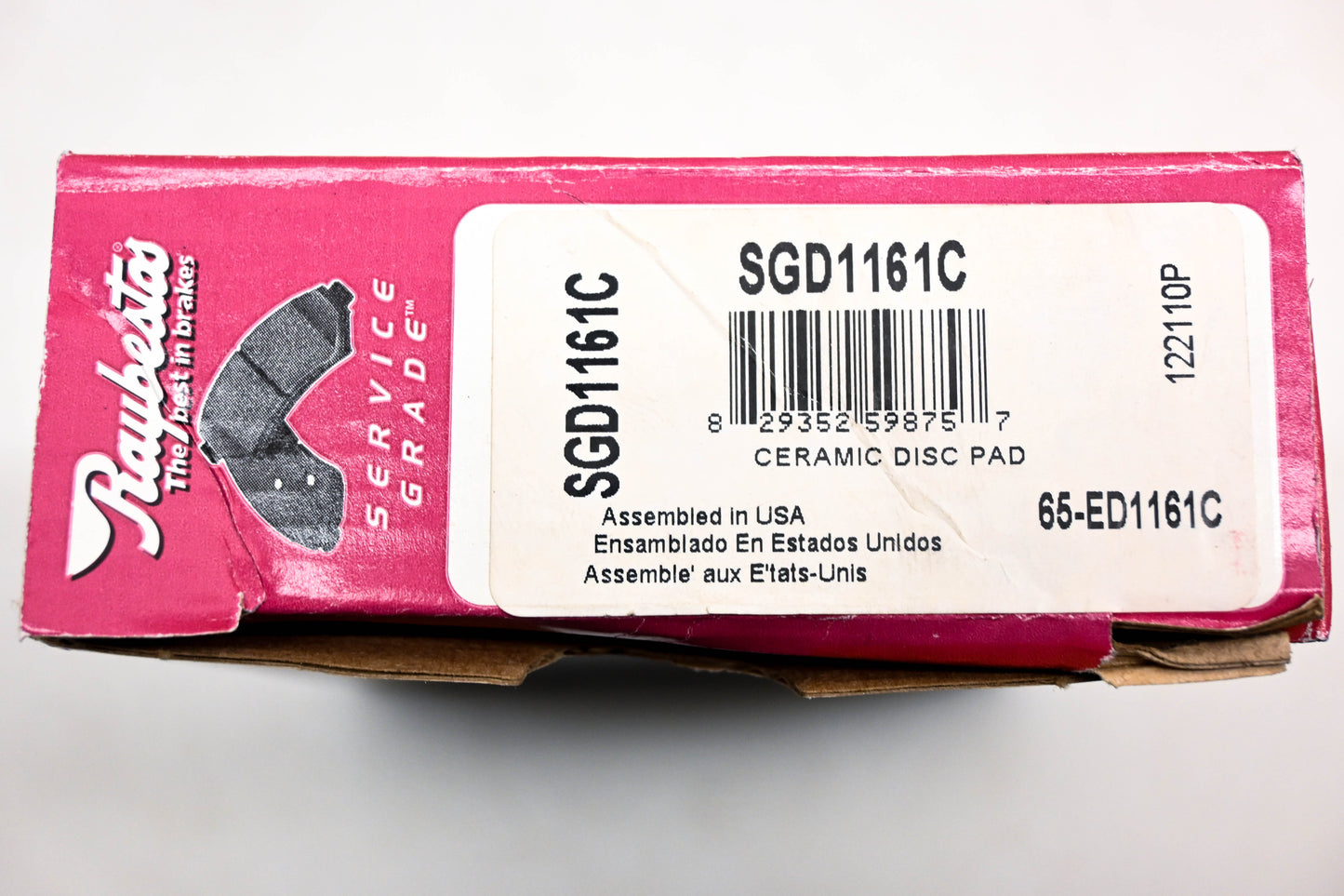 Raybestos SGD1161C Ceramic Disc Brake Pad Kit NOS