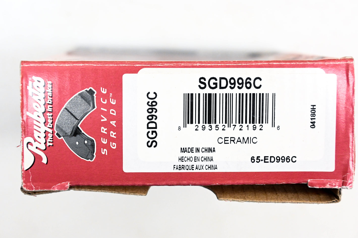 Raybestos SGD996C Ceramic Disc Brake Pad Kit NOS