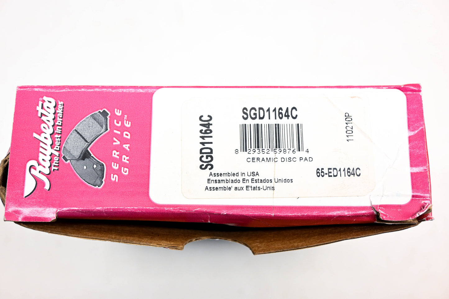 Raybestos SGD1164C Ceramic Disc Brake Pad Kit NOS