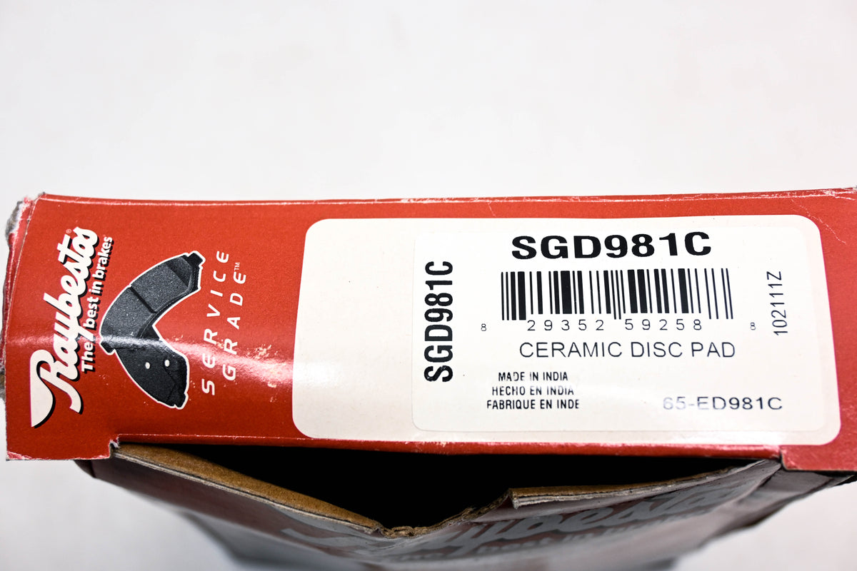 Raybestos SGD981C Ceramic Disc Brake Pad Kit NOS