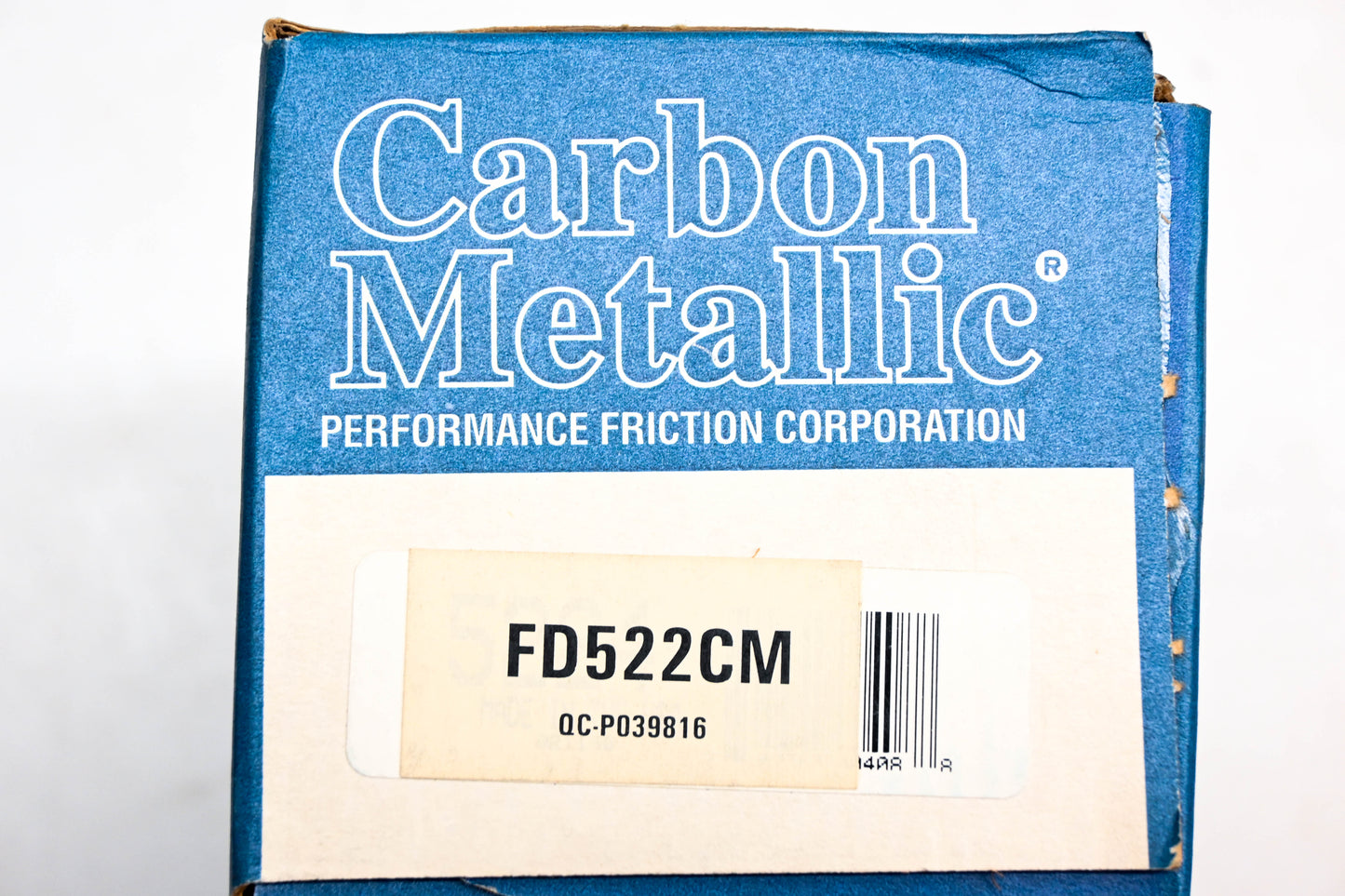 Performance FD522CM Carbon Metallic Disc Brake Pad Kit NOS