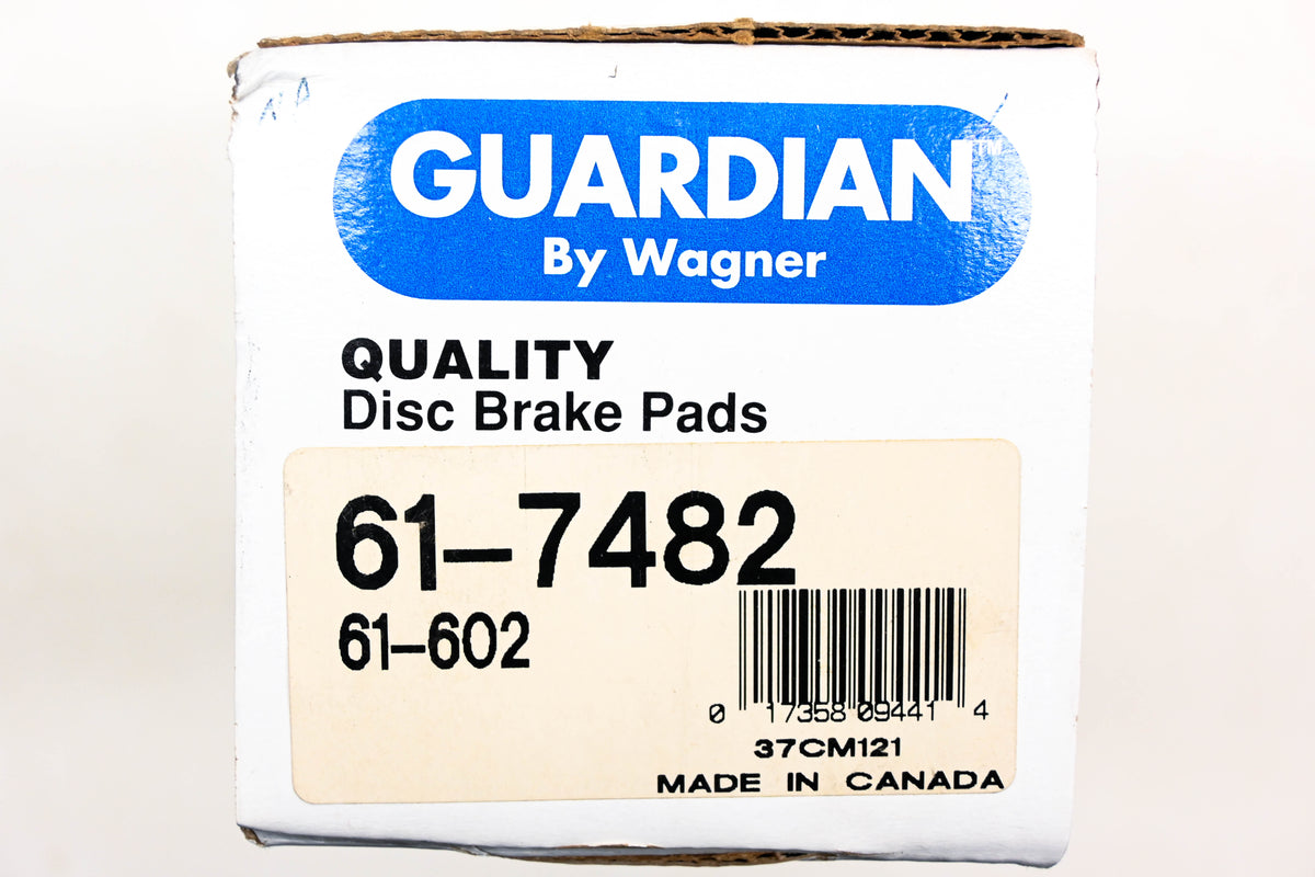 Wagner 61-7482, 61-602 Guardian Disc Brake Pad Kit NOS