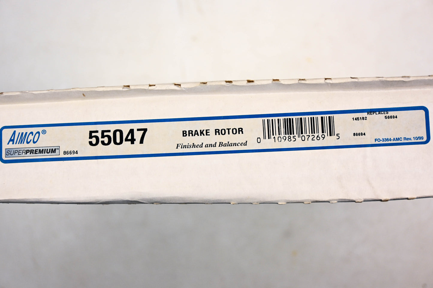 Aimco 55047, 145182, 86694 Brake Rotor NOS