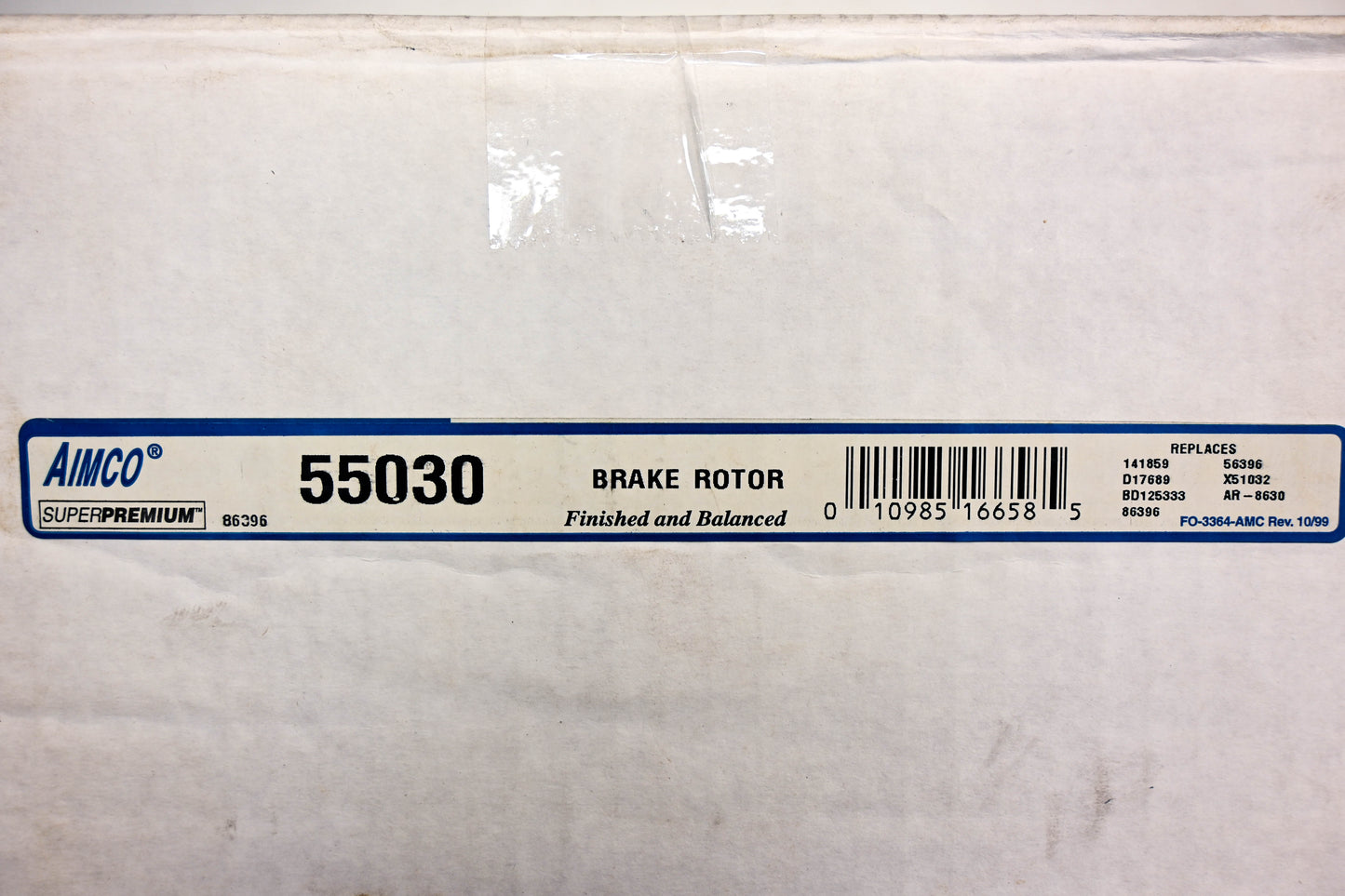 Aimco 55030, 141859, BD125333 Brake Rotor NOS
