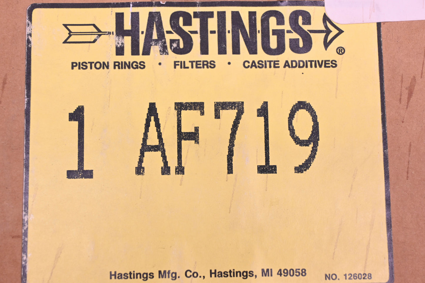Hastings AF719 Air Filter NOS