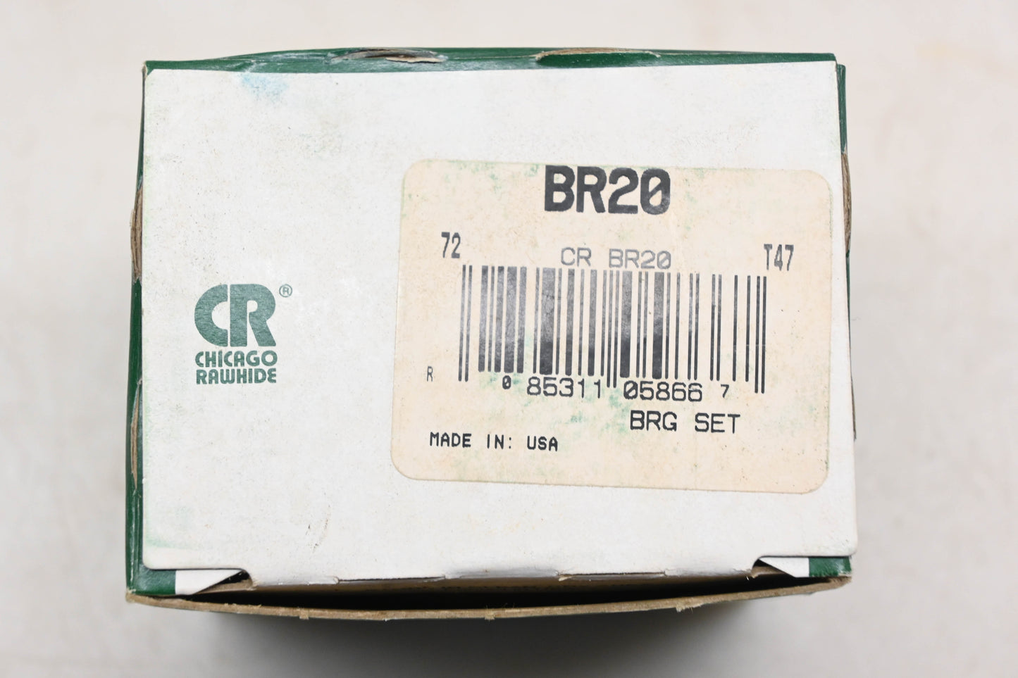 CR Industries BR20, BR-20 Wheel Bearing Kit NOS
